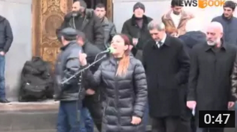 Կնոջ հայհոյանքը «վերևներին» (տեսանյութ)