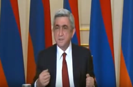 Սերժ Սարգսյանի բոցերը (տեսանյութ)