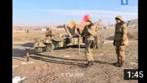 Հայկական բանակ 2Ա36 Գիացինտ-Բ (տեսանյութ)
